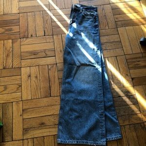 Topshop 25 x 30 wide leg jeans